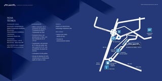 INFORMAÇÕES GERAIS
REALIZAÇÃO E INCORPORAÇÃO:
Atlanta Incorporação Imobiliária,
Vila da Serra
Empreendimentos Imobiliários.
CONSTRUÇÃO:
Construtora Atrium Ltda.
LOCALIZAÇÃO:
Alameda da Serra, 1.033 B
Vila da Serra - Nova Lima/MG
DATA PREVISTA PARA ENTREGA:
Julho/2015 (TOLERÂNCIA DE 180 DIAS)
EMPREENDIMENTO
•	 Edifício comercial, com 2
pavimentos de garagem,
1 pavimento de lojas e
9 pavimentos de salas
•	 Pavimento térreo, com
previsão para 12 lojas, com
área variando de 84 m²
a 96 m²
•	 9 pavimentos, com previsão
de 19 salas por andar, com
área a partir de 23 m², com
possibilidade de junção das
mesmas
•	 4 elevadores de alto padrão
•	 Entrega da tubulação de infra-
estrutura para ar-condicionado
(split) em todas as salas
PROJETOS
PROJETO DE ARQUITETURA:
Farkasvolgyi Arquitetura Ltda.
ÁREA COMUM
•	 Espaços para coleta
seletiva de lixo
•	 Previsão de
estacionamento rotativo
FICHA
TÉCNICA
www.atlantacorporativo.com.br
 