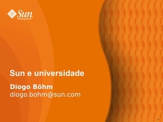 Sun e universidade