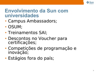 Sun e universidade