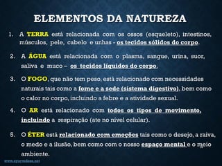 Terapia ayurvédica cinco elementos da natureza conjunto incluir de