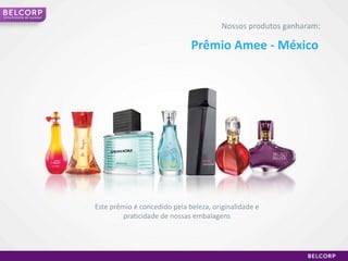 Uma história de sucesso

Nossos produtos ganharam:

Prêmio Amee - México

Este prêmio é concedido pela beleza, originalidade e
praticidade de nossas embalagens

 