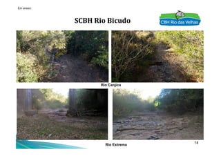 SCBH Rio Bicudo
Em anexo:
14
Rio Canjica
Rio Extrema
 