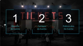 20
1Obje&vo
do  Evento
2Formato
do  Evento
3Público-­‐alvo
Do  Evento
 