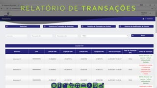 RELATÓRIO DE TRANSAÇÕES
 