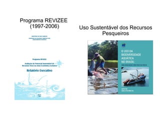 Programa REVIZEE
(1997-2006) Uso Sustentável dos Recursos
Pesqueiros
 