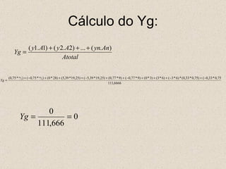 Cálculo do Yg: 