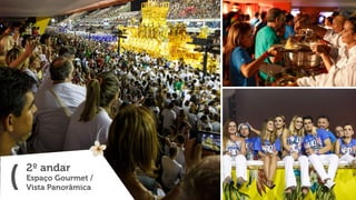 2º andar
Espaço Gourmet /
Vista Panorâmica(
 