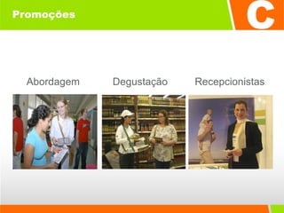 Promoções Abordagem Degustação Recepcionistas 