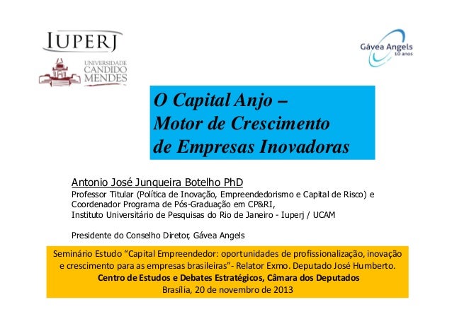 O Capital Anjo Motor De Crescimento De Empresas Inovadoras - 