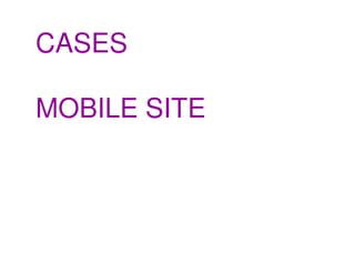 Apresentação Cases Mobile
