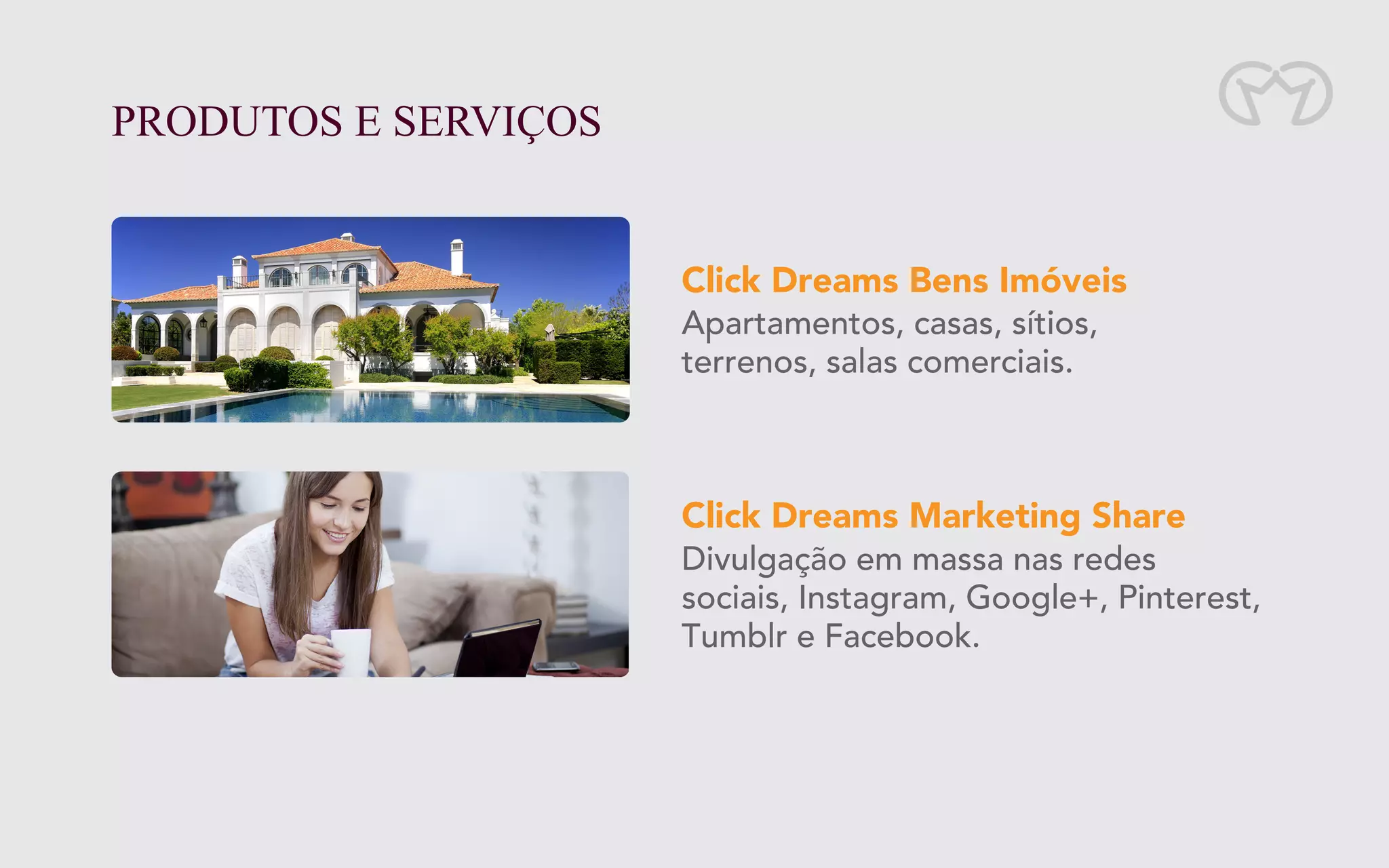 Apresentação Click Dreams - EasySystem.me