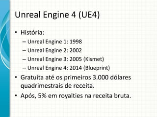 A Unreal Engine 4 agora é gratuita!