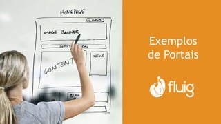 WCM - Portais 
Não Estruturado 
Processos 
Negócio 
Colaboradores Fornecedores 
W 
O 
R 
K 
F 
L 
O 
W 
/ 
B 
P 
Canal Comercial 
e Parceiros 
Estruturado M 
ERP 1 Software Vertical ERP 2 Base de dados 
Clientes 
PORTAL 
 