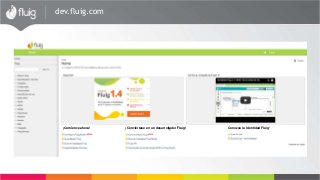 dev.fluig.com
¡Comience ahora! ¡Conviértase en un desarrollador Fluig! Conozca la Identidad Fluig*
 