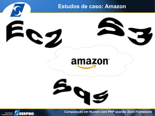 Estudos de caso: Amazon




  Computação em Nuvem com PHP usando Zend Framework
 