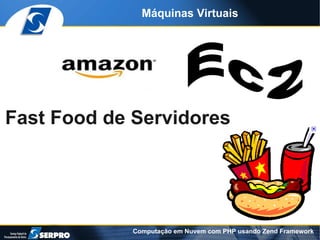 Máquinas Virtuais




Fast Food de Servidores




             Computação em Nuvem com PHP usando Zend Framework
 