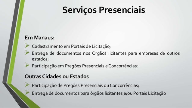 Apresentação - Consultoria em Licitações Públicas