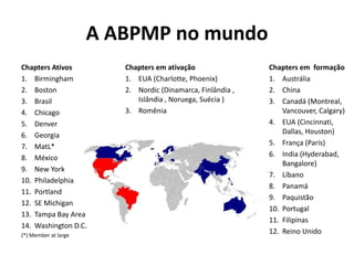 Apresentação Coquetel ABPMP Brasil