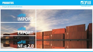 www.afill.com.br
PRODUTOS
O que já desenvolvemos
 