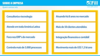 www.afill.com.br
SOBRE A EMPRESA
Quem somos nós
 