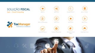 w w w . t s c t i . c o m . b r
SaaS – Cloud Computing Bloco K SPED ECF Portaria CAT17 SEFII / e-DOC
SPED Contribuições SPED EFD SPED ECD BPO Fiscal
Gestão de Riscos Fusões e Aquisições Biblioteca Fiscal
Digital
Road Map Fiscal
 