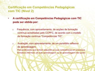 Certificação de Competências TIC
