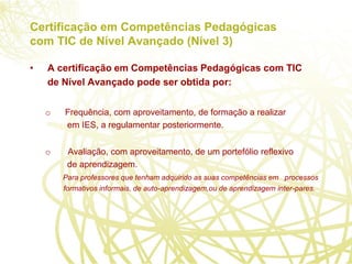 Certificação de Competências TIC