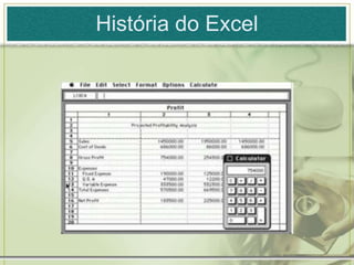 História do Excel
 