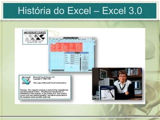 História do Excel – Excel 3.0
 