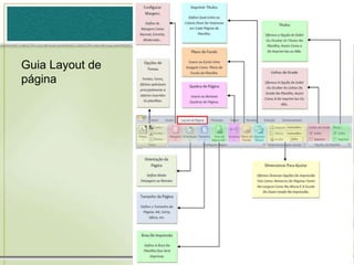 Guia Layout de
página
 