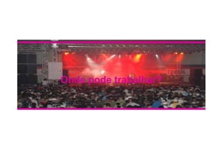 Onde pode trabalhar?