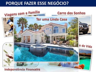 PORQUE FAZER ESSE NEGÓCIO?
 