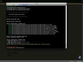 grunt deploy --
force
 