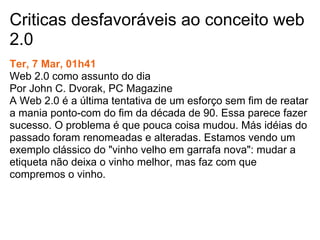 Apresentacao De Web 2 0 - Atividade 2