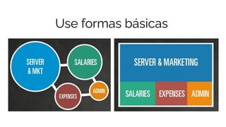 Use formas básicas
 