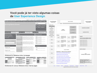 Você pode já ter visto algumas coisas
de User Experience Design
 