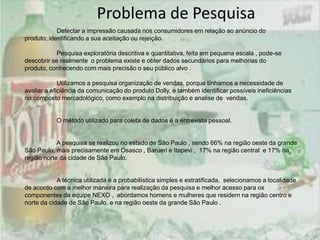 Principal produto guaraná DOLLY