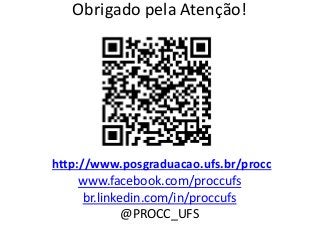 PROCC 2014 - Programa de Pós-Graduação em Ciência da Computação da UFS