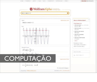 COMPUTAÇÃO
 