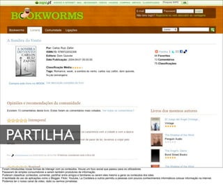 PARTILHA
Foram introduzidas novas formas de interagir com os conteúdos. Houve um foco social que passou para os utilizadores.
Passaram de simples consumidores a serem também produtores de informação.
Puderam classiﬁcar conteúdos, comentar, partilhar entre amigos e familiares ou serem eles mesmo a gerar os conteúdos dos sites.
A facilidade de uso de aplicações como o Blogger, Flickr, Youtube, La Coctelera e outros permitiu a pessoas com poucos conhecimentos informáticos colocar informação na internet.
Podemos ter o nosso canal de video, rádio ou sermos jornalistas.
 