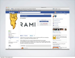 terça-feira, 18 de outubro de 11
 