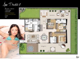 Área Privativa
3 quartos - 188,61m

2

1 Suíte master
2 Semisuítes
2 terraços interligados
SPA com deck (opcional)
Lavabo
DCE

2

 