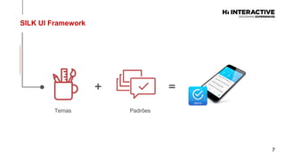Temas
7
SILK  UI  Framework  
Padrões
 