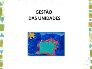 GESTÃO
DAS UNIDADES
 