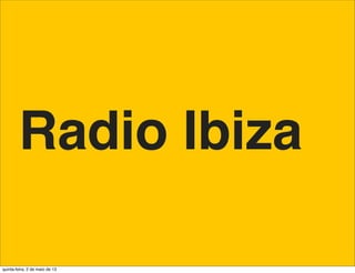 quinta-feira, 9 de janeiro de 14

 