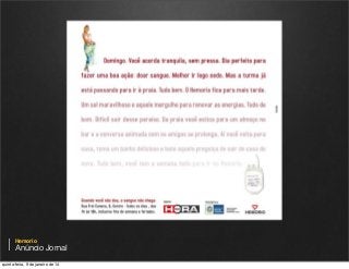 Hemorio

Anúncio Jornal
quinta-feira, 9 de janeiro de 14

 