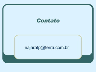 Contato [email_address] 