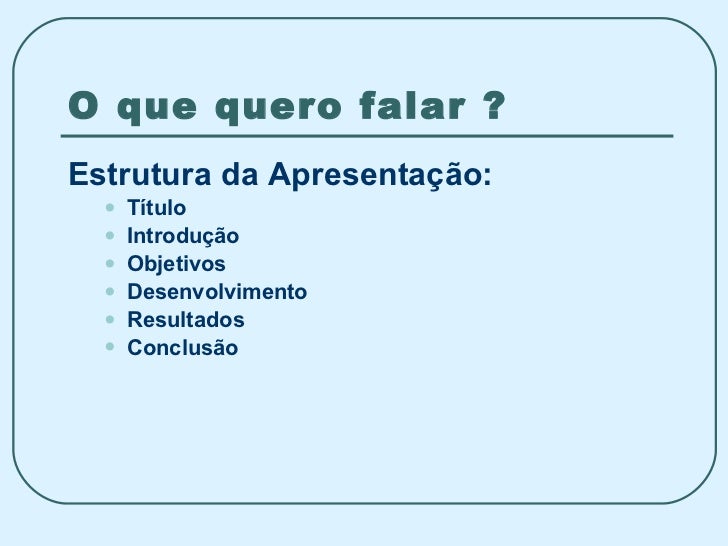 Apresentacao de monografia em power point