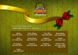 Apresentação Xôk's Empresas