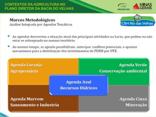 CONTEXTOS DA AGRICULTURA NO
PLANO DIRETOR DA BACIA DO VELHAS
 